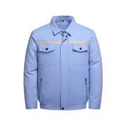 Design men's reflective air-conditioning work clothes custom-made short-sleeved jacket with fan summer cooling outdoor construction site clothes SKWK137 Design men's reflective air-conditioning work clothes custom-made short-sleeved jacket with fan summer cooling outdoor construction site clothes SKWK137